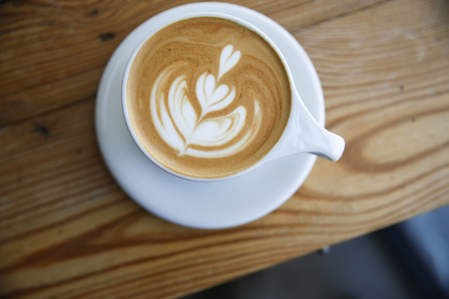 Triangle Coffee latte